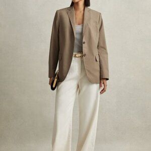 Reiss HOPE
SINGLE BREASTED COTTON BLAZER NWOT